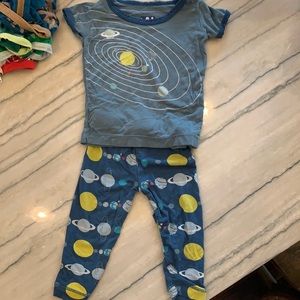 Kickee pants pajama set